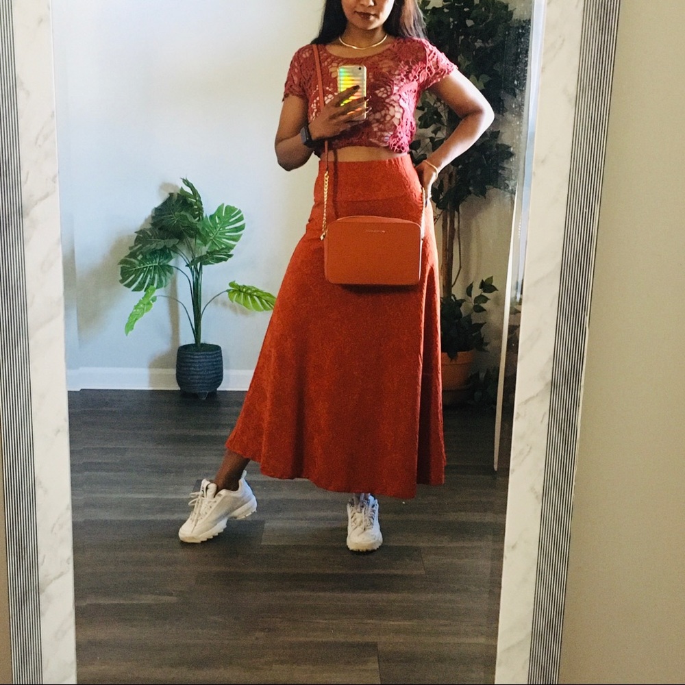 High waist maxi skirt fits XS and small